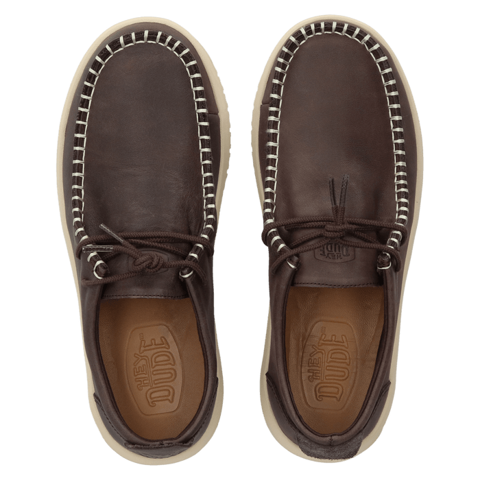 Wally NXT Moc Leather Heren Mocassins Black/Wood Ash