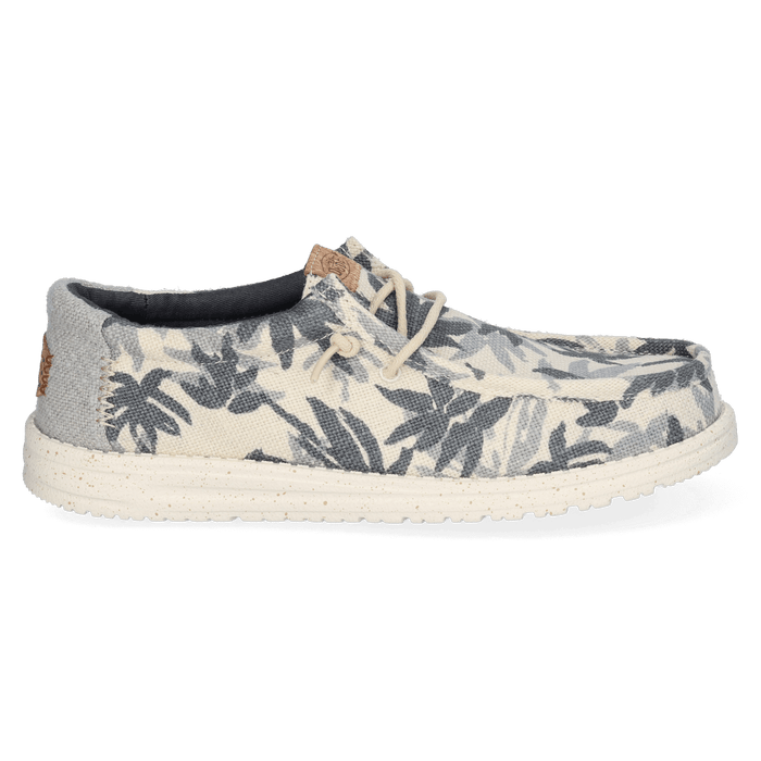 Wally Palm Jute Heren Instappers Egret/Cloud Blue