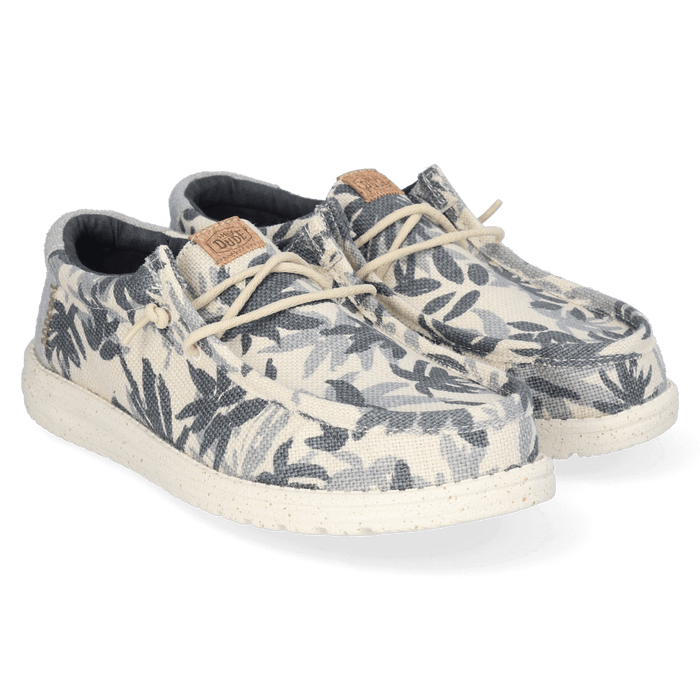 Wally Palm Jute Heren Instappers Egret/Cloud Blue