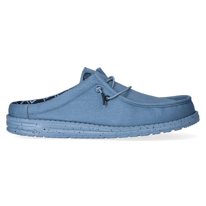 Wally Slip Canvas Heren Instappers Elemental Blue