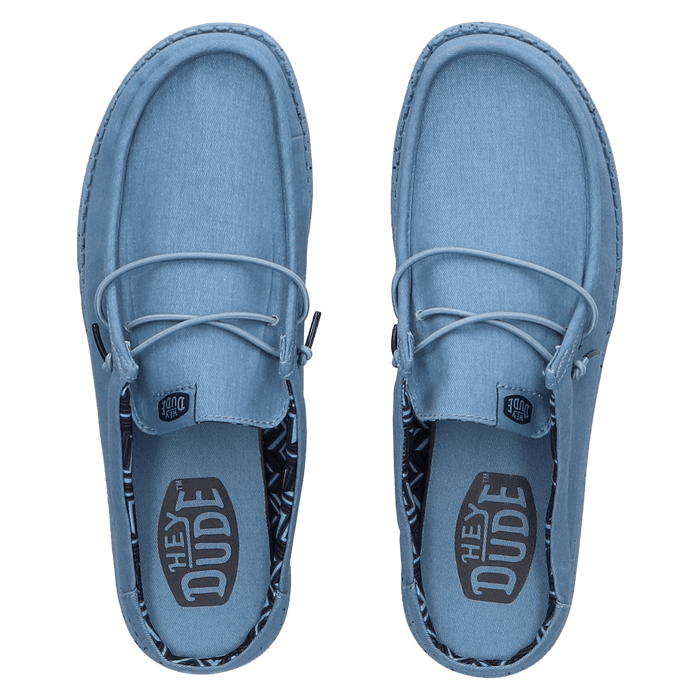 Wally Slip Canvas Heren Instappers Elemental Blue