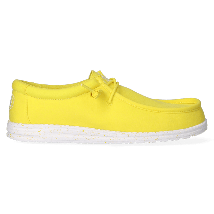 Wally Slub Canvas Heren Instappers Empire Yellow