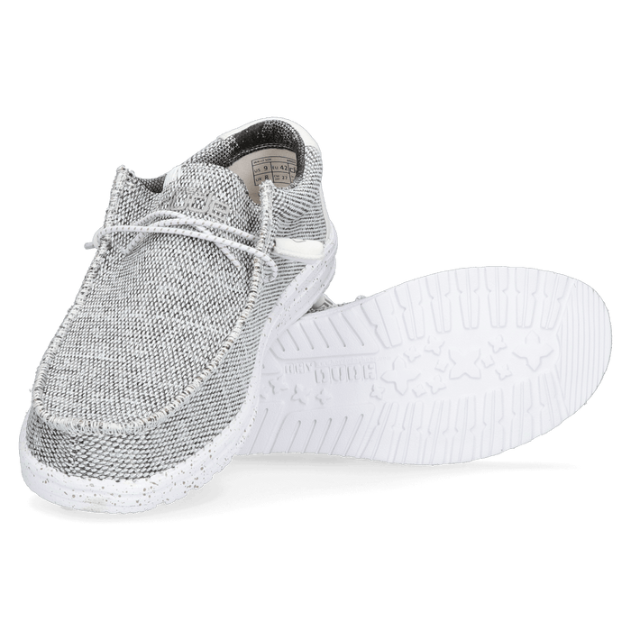 Wally Sox Heren Instappers Bright White
