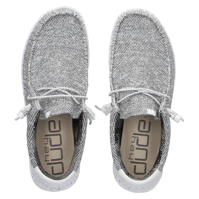 Wally Sox Heren Instappers Bright White