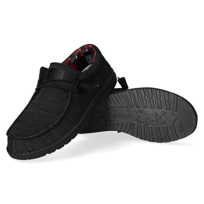 Wally Sox Heren Instappers Jet Black