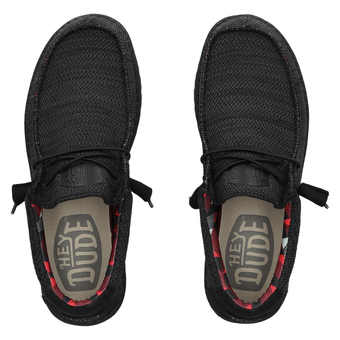 Wally Sox Heren Instappers Jet Black