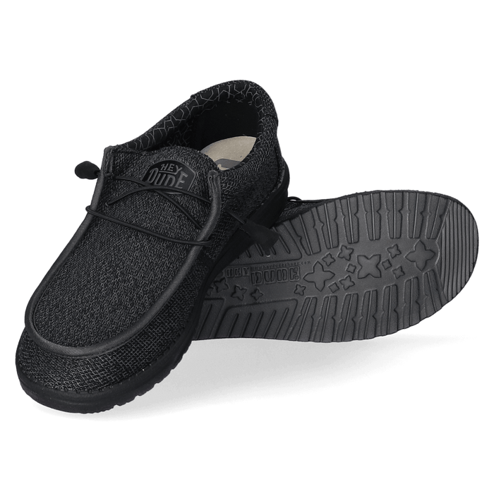 Wally Sox Heren Instappers Total Black