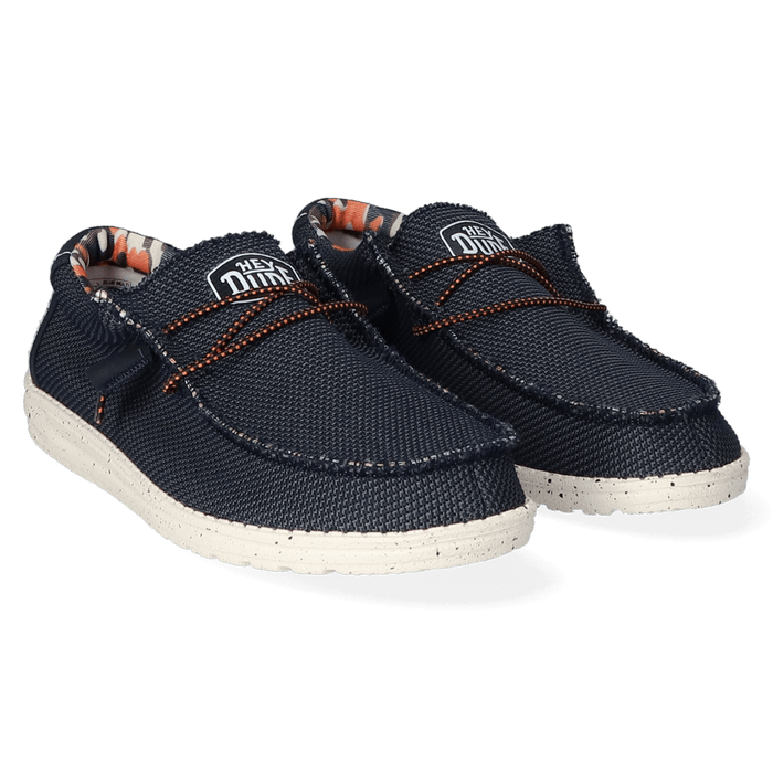 Wally Sox Stitch Heren Instappers Blue Multi