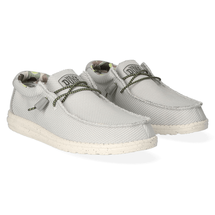 Wally Sox Triple Needle Heren Instappers Fog