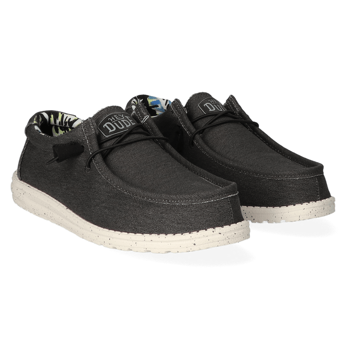 Wally Stretch Heren Instappers Black