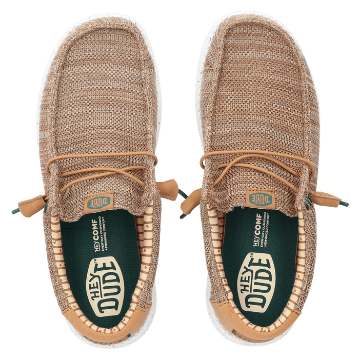 Wally Stretch Sox Heren Instappers Bone Brown/Multi