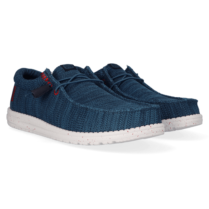 Wally Stretch Sox Heren Instappers Ensign Blue/Multi