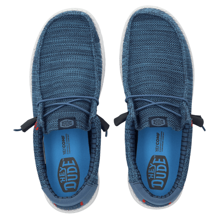 Wally Stretch Sox Heren Instappers Ensign Blue/Multi