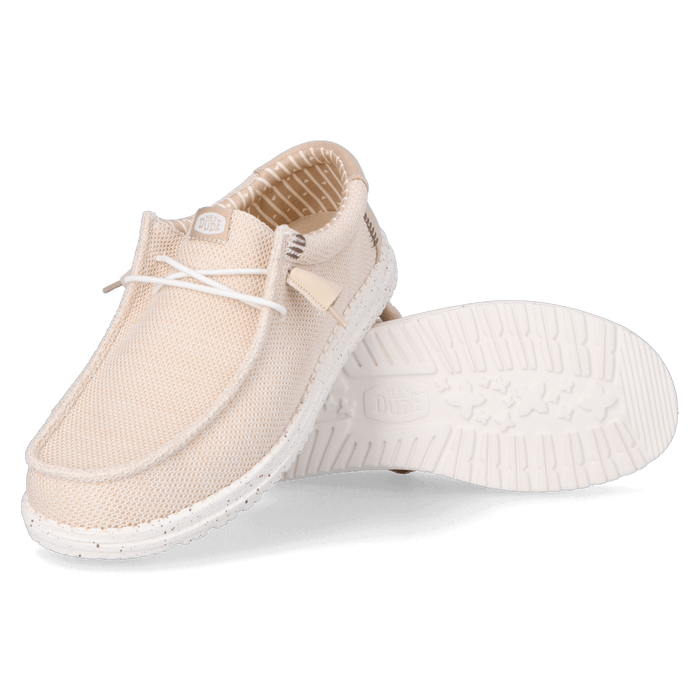 Wally Stretch Sox Heren Instappers Irish Cream/Egret