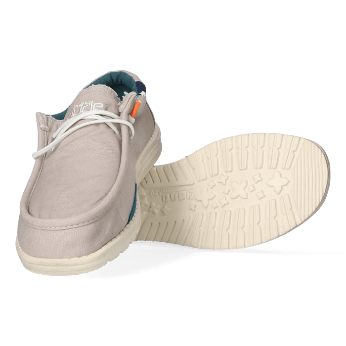 Wally Washed Heren Instapper Smoke Grey