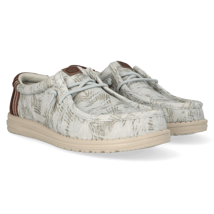 Wally Washed Palm Heren Instappers Harbor Green/Multi