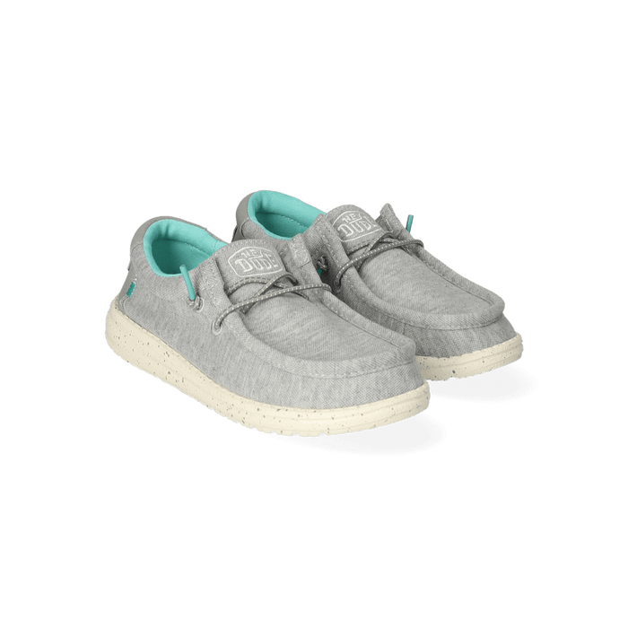 Wally Youth Jongens Instappers Stretch Grey