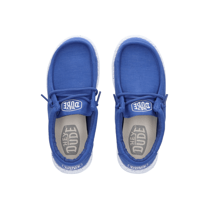 Wally Youth Slub Canvas Jongens Instappers True Blue
