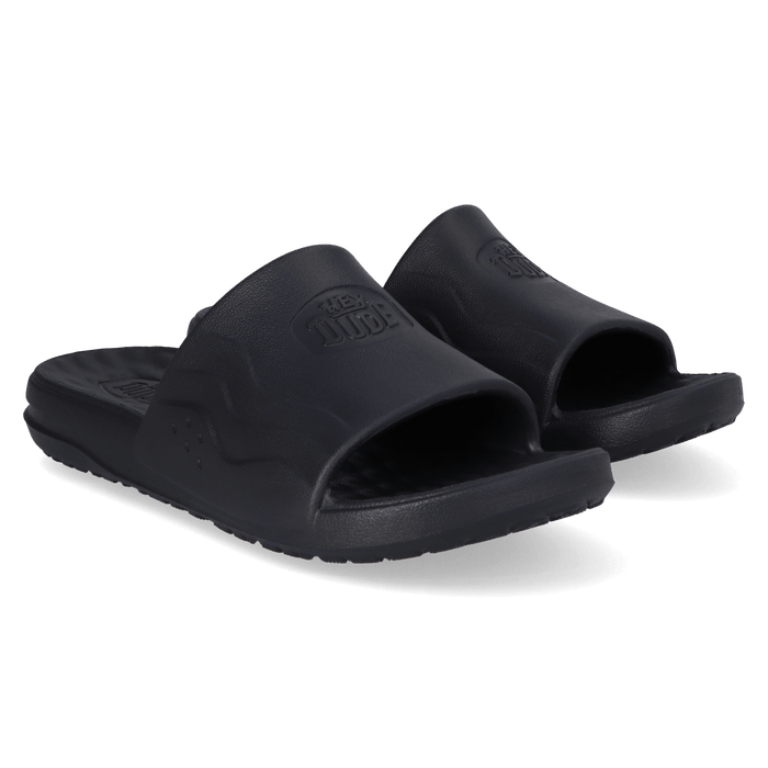 Wave Slide Heren Slippers Navy