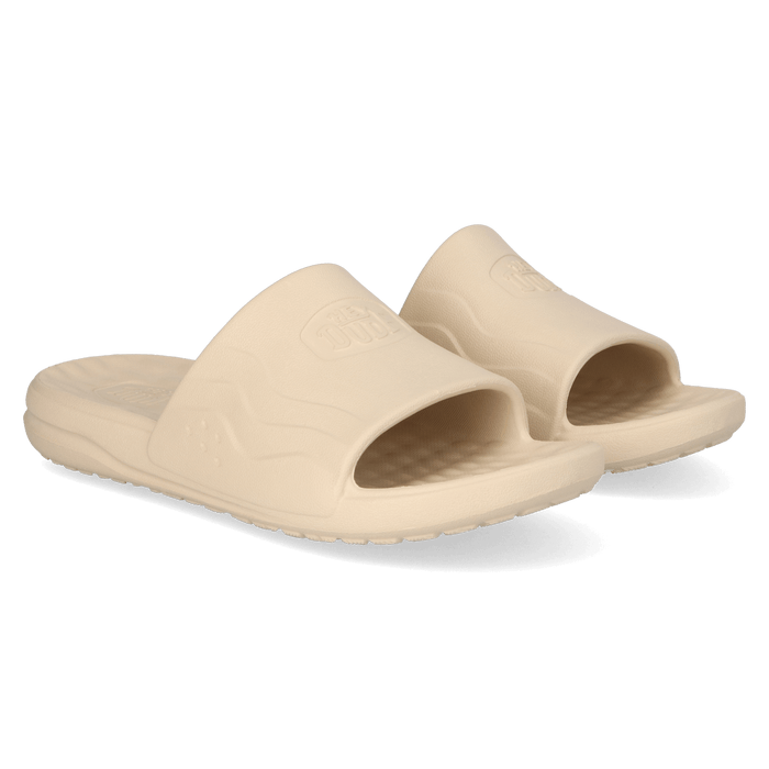 Wave Slide Heren Slippers White/Bone