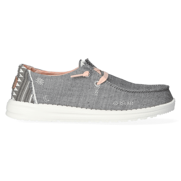 Wendy Boho Dames Instappers Grey