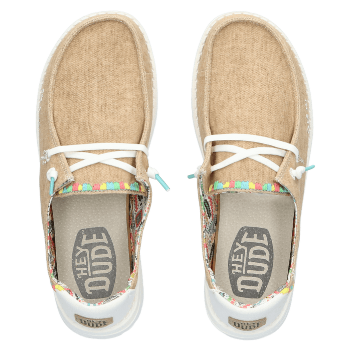 Wendy Boho Dames Instappers Sand