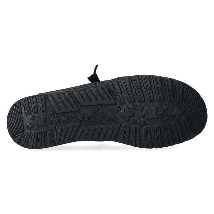 Wendy Canvas Dames Instappers Black/Black