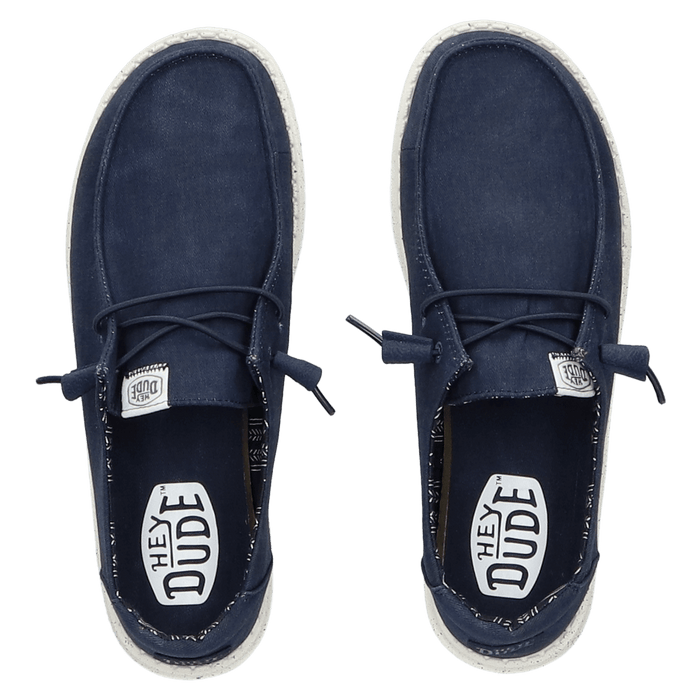 Wendy Canvas Dames Instappers Navy
