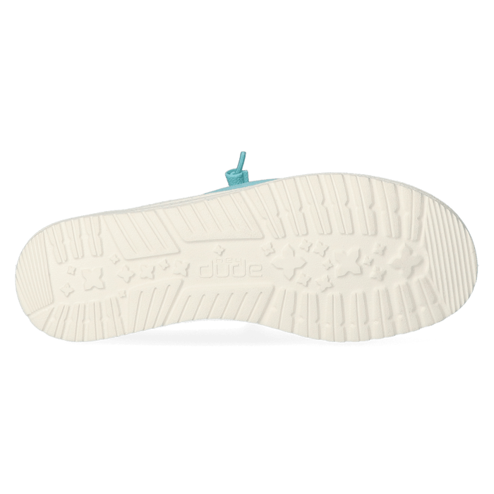 Wendy Canvas Dames Instappers Turquoise