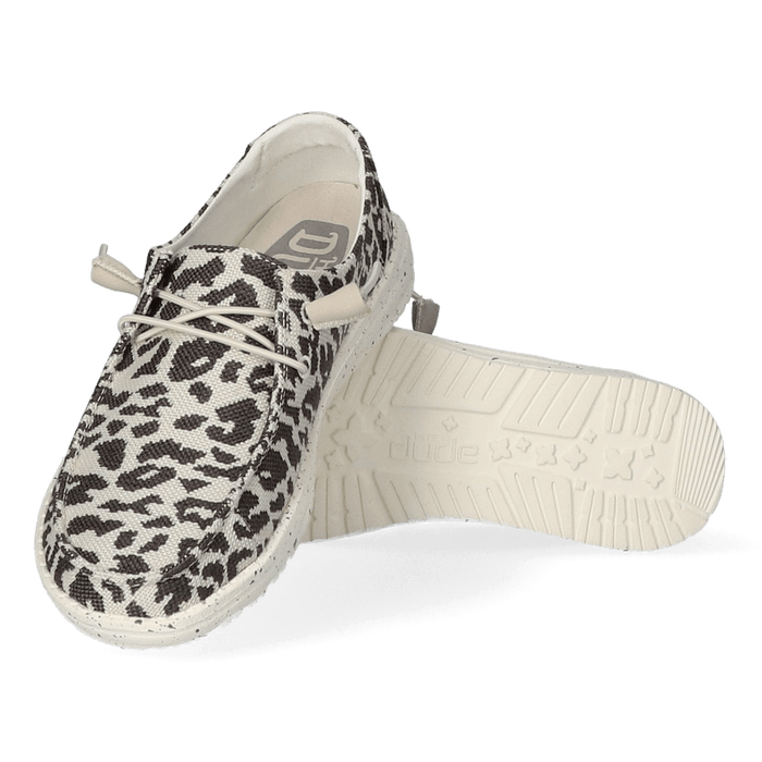 Wendy Dames Instappers Cheetah Grey