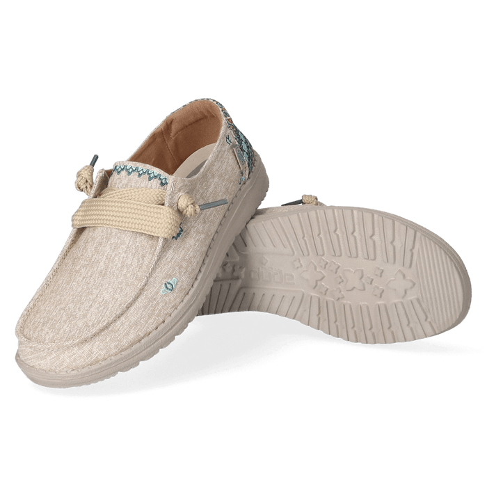 Wendy Flora Dames Instappers Sunflower Beige