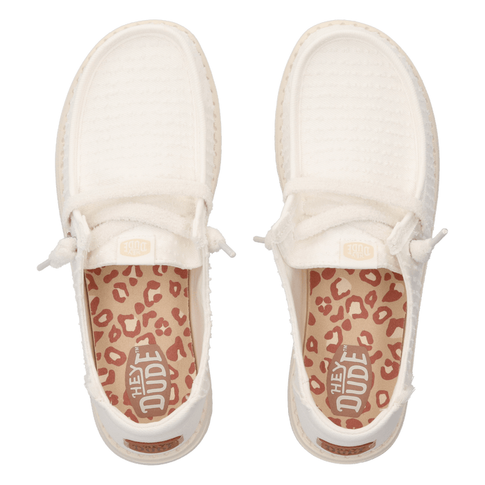 Wendy Frayed Canvas Dames Instappers Snow White