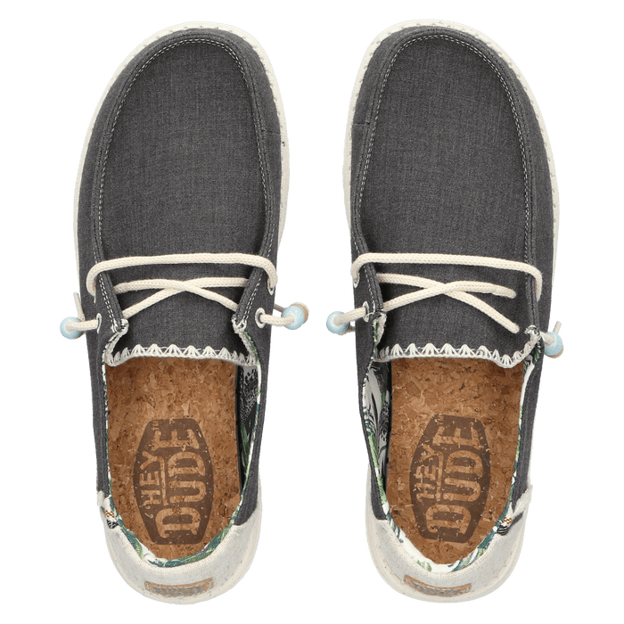 Wendy Fringe Dames Instappers Carbon