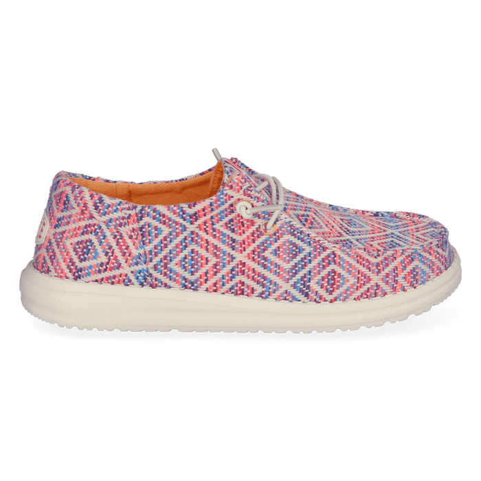 Wendy Funk Surf Dames Instappers Baja Blue/Pink/Multi