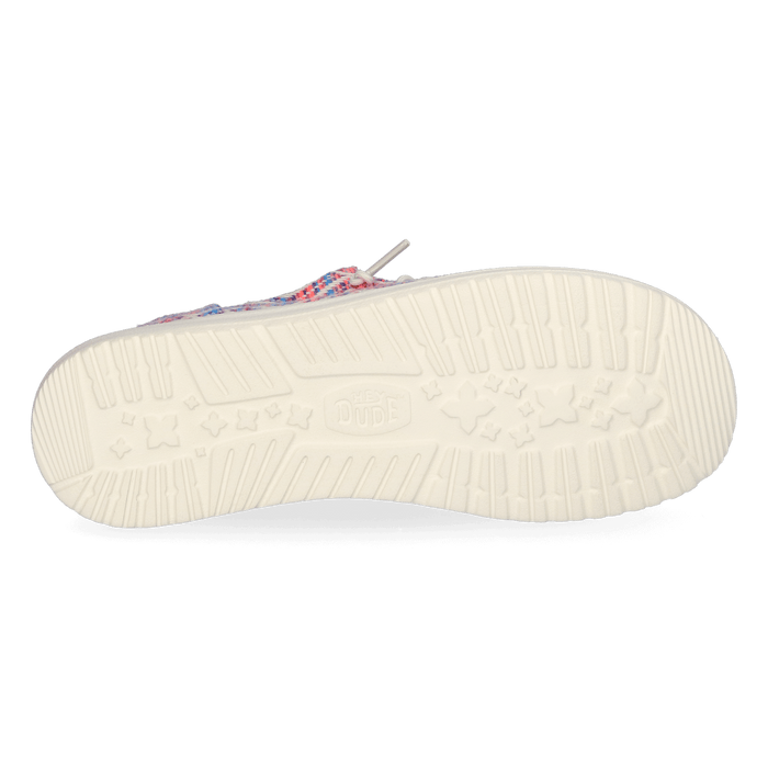 Wendy Funk Surf Dames Instappers Baja Blue/Pink/Multi