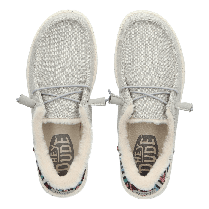 Wendy Funk Wool Dames Instappers Grey