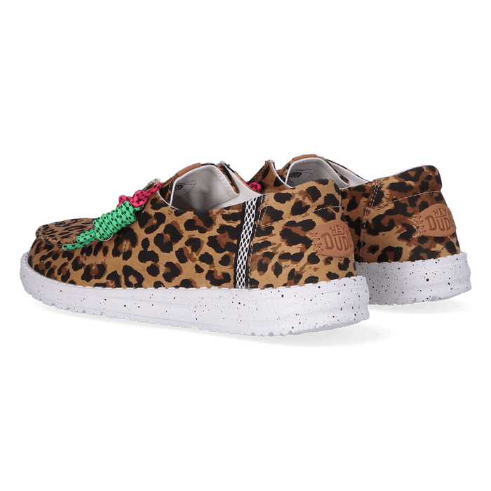 Wendy Getaway Lace Dames Instappers Leopard