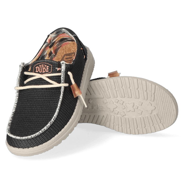 Wendy Knit Dames Instappers Black