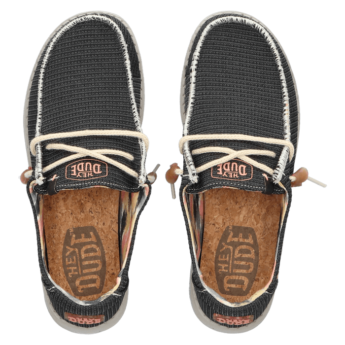 Wendy Knit Dames Instappers Black