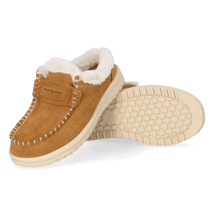 Wendy NXT Mule Dames Instappers Spice Brown/Wood Ash