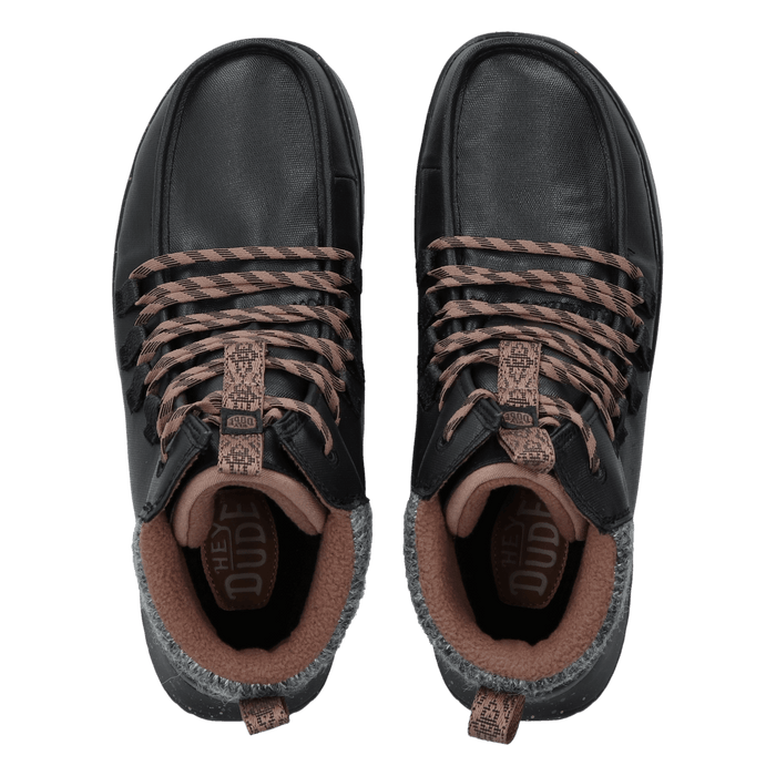 Wendy Peak Apres Coated Canvas Dames Boots Black/Black