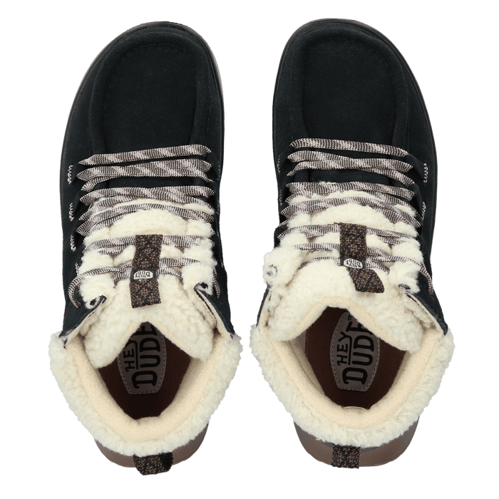 Wendy Peak Apres Suede CozStit Dames Boots Black/Tan
