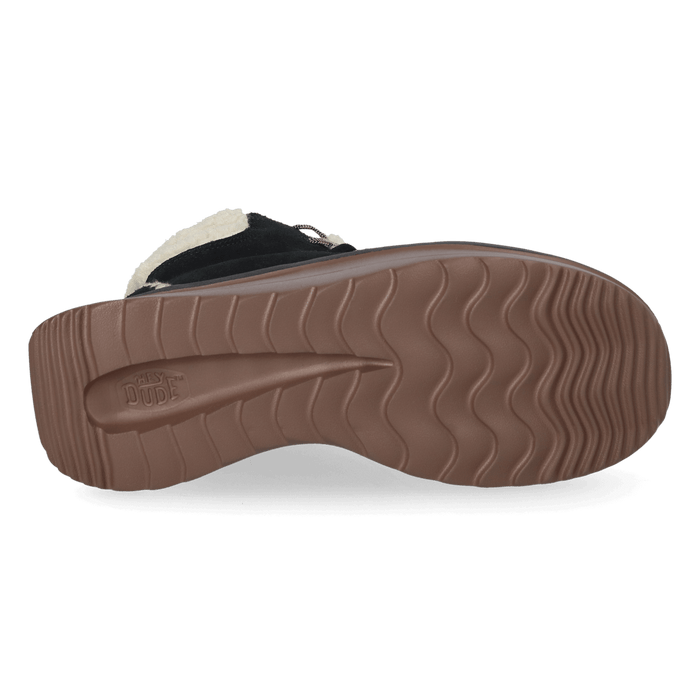 Wendy Peak Apres Suede CozStit Dames Boots Black/Tan