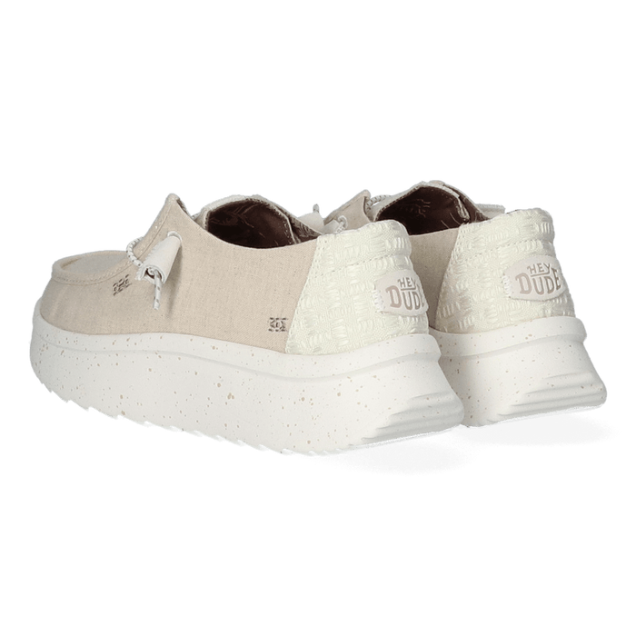 Wendy Peak Chambray Dames Instappers Cream