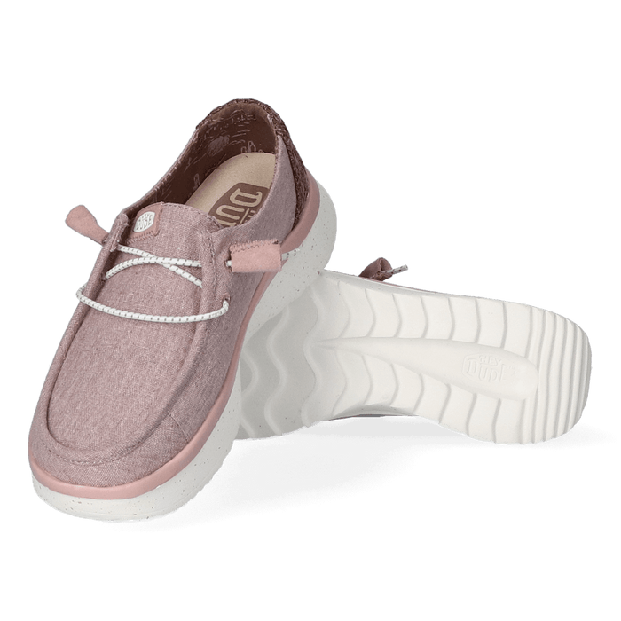 Wendy Peak Chambray Dames Instappers Mauve