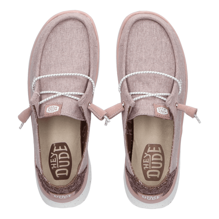 Wendy Peak Chambray Dames Instappers Mauve
