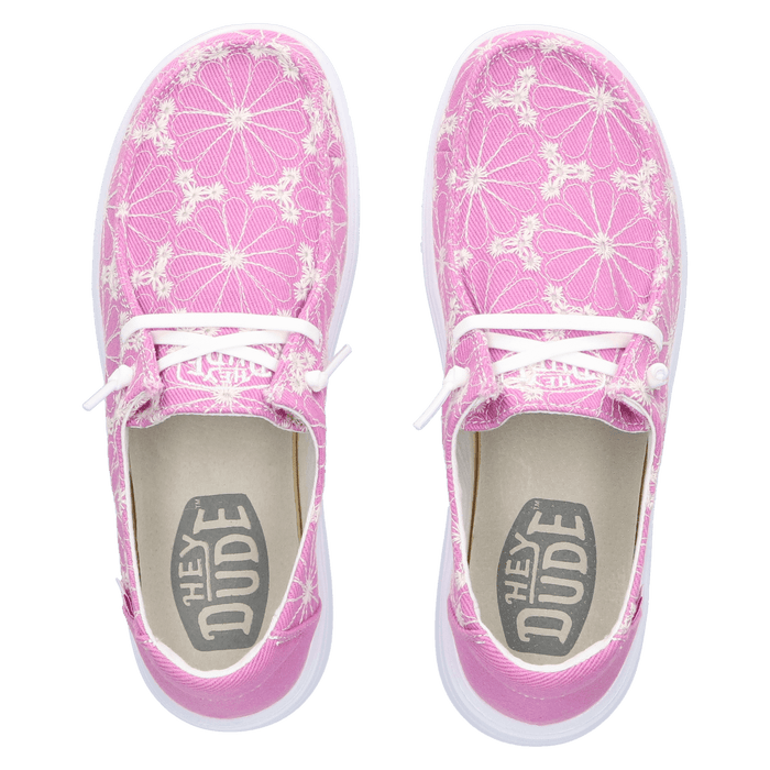 Wendy Rise Eyelet Dames Instappers Violet