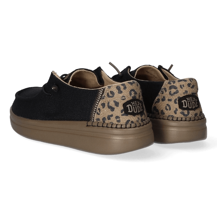 Wendy Rise Leo Dames Instappers Black