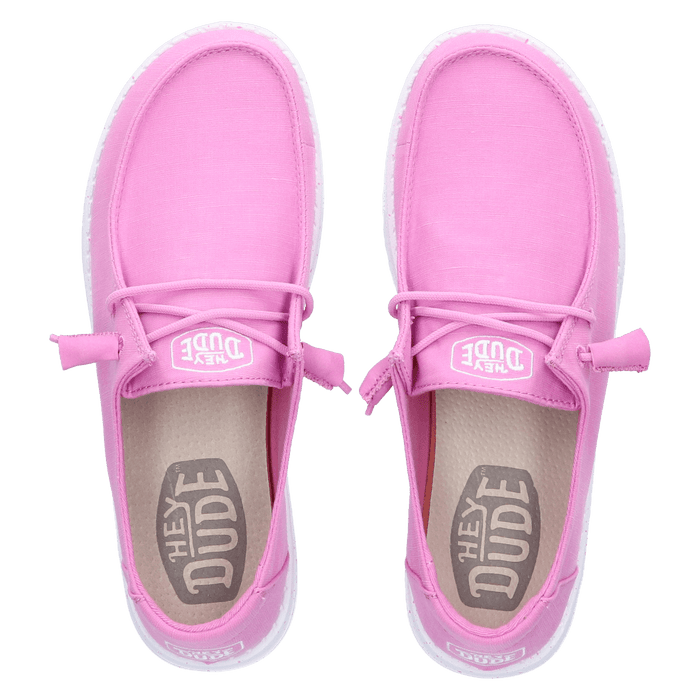 Wendy Slub Canvas Dames Instappers Violet