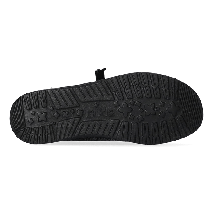 Wendy Sox Micro Dames Instappers Total Black
